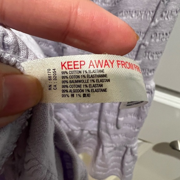 Anthropologie Women’s Flounced Open Back Lavender Mini Dress Size Small - Picture 13 of 13